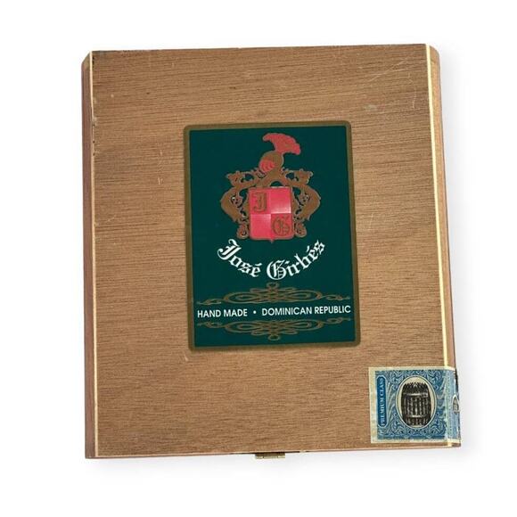José Girbés Handmade Wooden Cigar Box 25 Lonsdale Empty Storage or Craft - Picture 1 of 16